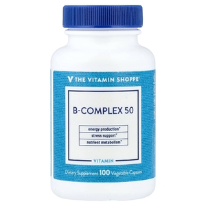 The Vitamin Shoppe, B-Complex 50, витамины группы B, 100 растительных капсул