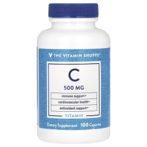 The Vitamin Shoppe, витамин C, 500 мг, 100 капсул (Товар снят с продажи) 
