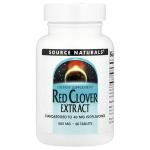 Source Naturals, экстракт красного клевера, 60 таблеток