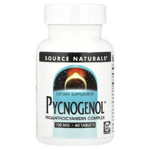 Source Naturals, Экстракт коры французской приморской сосны Pycnogenol®, 100 мг, 60 таблеток