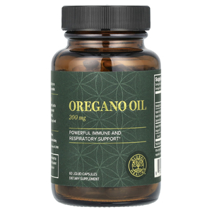 Global Healing, масло орегано, 60 капсул