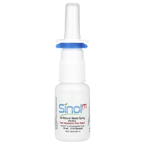 SinolM™, полностью натуральный назальный спрей, для быстрого облегчения головной боли, 15 мл