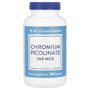 The Vitamin Shoppe, Пиколинат хрома, 500 мкг, 300 капсул