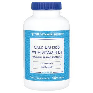 The Vitamin Shoppe, кальций 1200 с витамином D3, 120 мягких таблеток (Товар снят с продажи) 