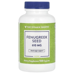 The Vitamin Shoppe, Семена пажитника, 610 мг, 100 капсул (Товар снят с продажи) 
