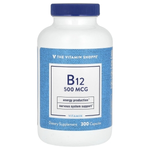 The Vitamin Shoppe, Витамин B12, 500 мкг, 300 капсул (Товар снят с продажи) 