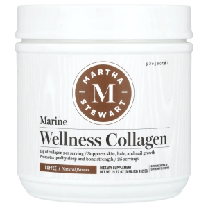 Martha Stewart Wellness, Морской оздоровительный коллаген, кофе, 432,5 г (15,27 унции) (Товар снят с продажи) 