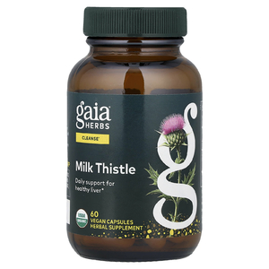 Gaia Herbs, расторопша, 60 веганских капсул (250 мг в 1 капсуле)