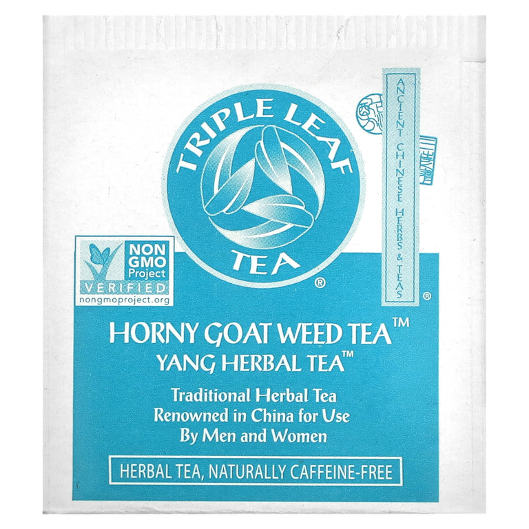 Triple Leaf Tea, горянка крупноцветковая, без кофеина, 20 чайных пакетиков, 38 г (1,34 унции)