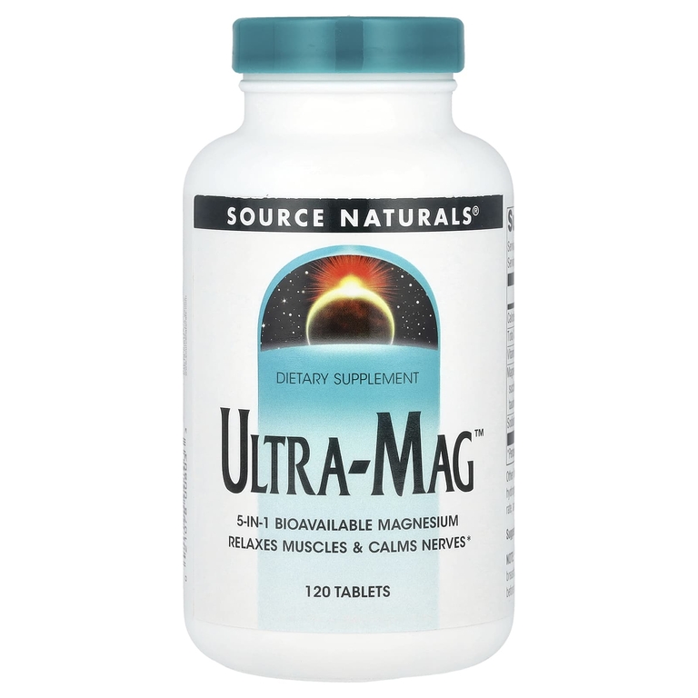 Source Naturals, Ultra-Mag, 120 таблеток
