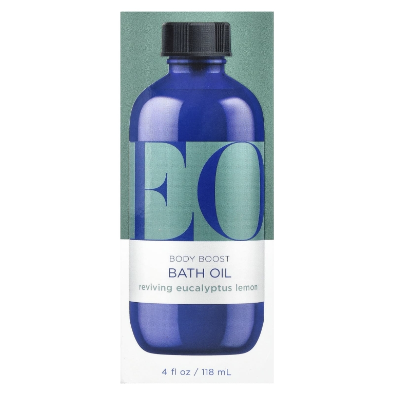 EO Products, Масло для ванн Body Boost, восстанавливающий эвкалипт и лимон, 118 мл (4 жидк. унц.)
