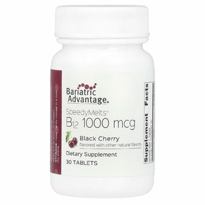 Bariatric Advantage, SpeedyMelts®, витамин B12, черная вишня, 1000 мкг, 30 таблеток (Товар снят с продажи) 