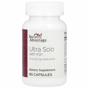 Bariatric Advantage, Ultra Solo с железом, 90 капсул