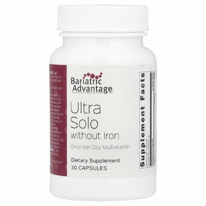 Bariatric Advantage, Ultra Solo без железа, 30 капсул (Товар снят с продажи) 