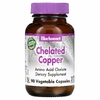 Bluebonnet Nutrition, Медь в хелатной форме, 90 растительных капсул