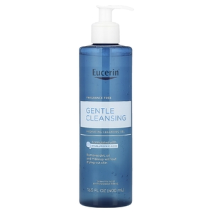 Eucerin, мягкое очищение, увлажняющий очищающий гель, без отдушки, 400 мл (13,5 жидк. унции)