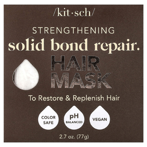 Kitsch, Solid Bond Repair Bar, маска для волос, укрепляющие волосы, цветок бамбука и иланг-иланг, 77 г (2,7 унции)