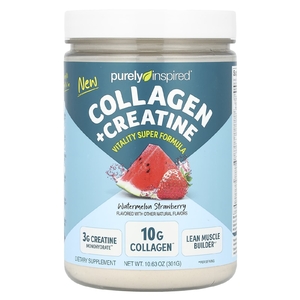 Purely Inspired, Collagen + Creatine, Watermelon Strawberry, 10.63 oz (301 g) (Товар снят с продажи) 