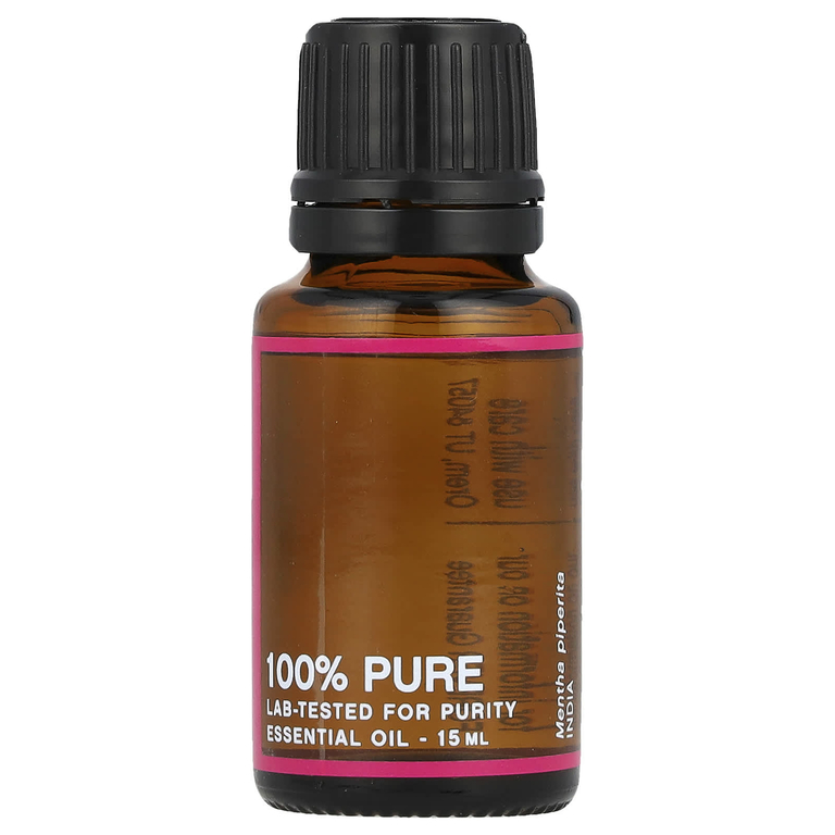 Nature's Fusions, 100% чистое эфирное масло перечной мяты 15 мл