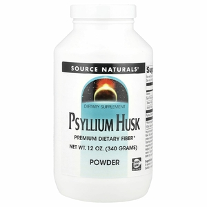 Source Naturals, Порошок из шелухи семян подорожника, 340 г