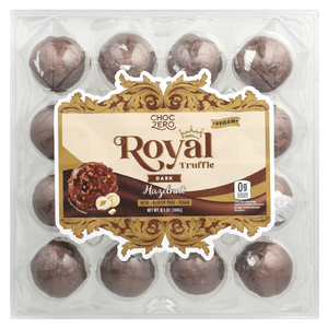 ChocZero, Королевский трюфель, темный, с фундуком, 240 г (8,5 унции)