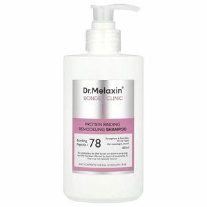 Dr.Melaxin, Bondex Clinic I, шампунь для ремоделирования связывания с белком, для всех типов волос, 400 мл (13,52 жидк. унц.)