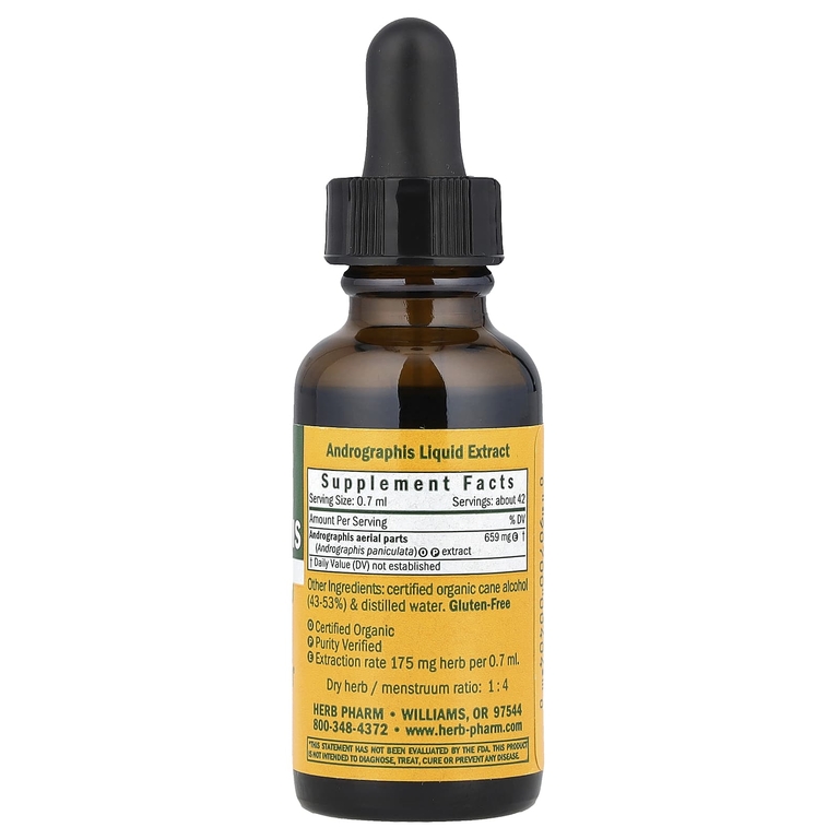 Herb Pharm, Андрографис, 30 мл (1 жидк. унц.)