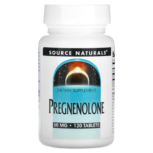 Source Naturals, прегненолон, 50 мг, 120 таблеток