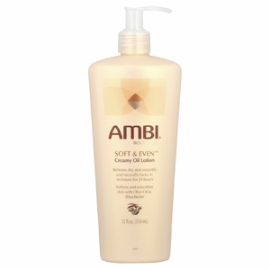 AMBI, Кремообразный масляный лосьон Soft & Even ™, 354 мл (12 жидк. Унций)