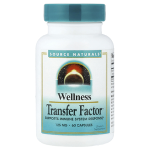 Source Naturals, фракционированное молозиво, 125 мг, 60 капсул
