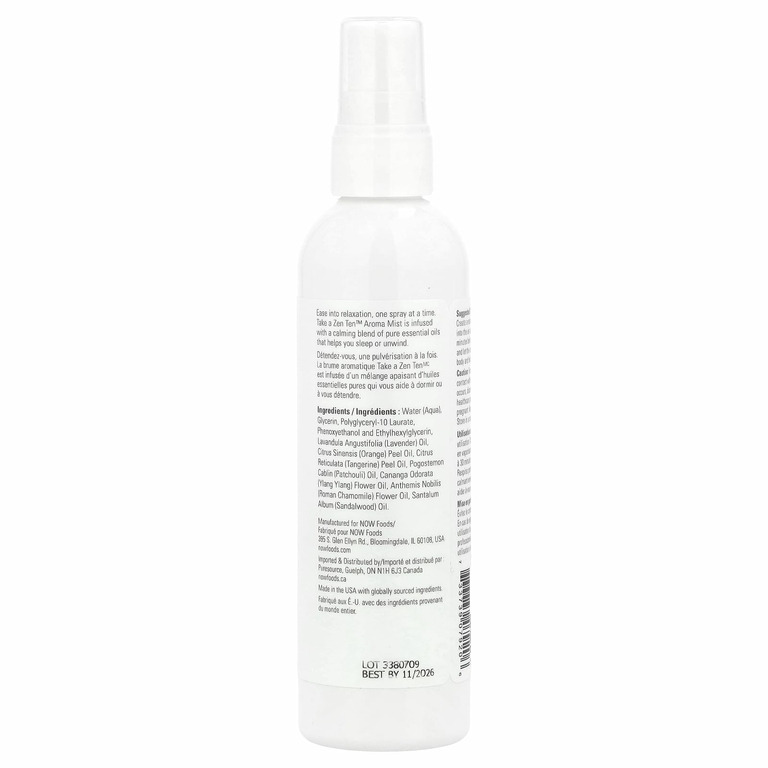 NOW Foods, Эфирные масла, ароматизатор Take a Zen Ten ™, 118 мл (4 жидк. Унции)