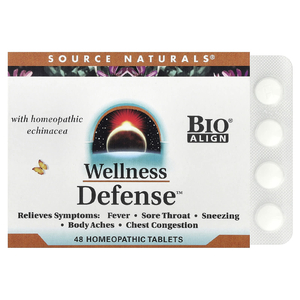 Source Naturals, средство против симптомов простуды, 48 натуральных таблеток