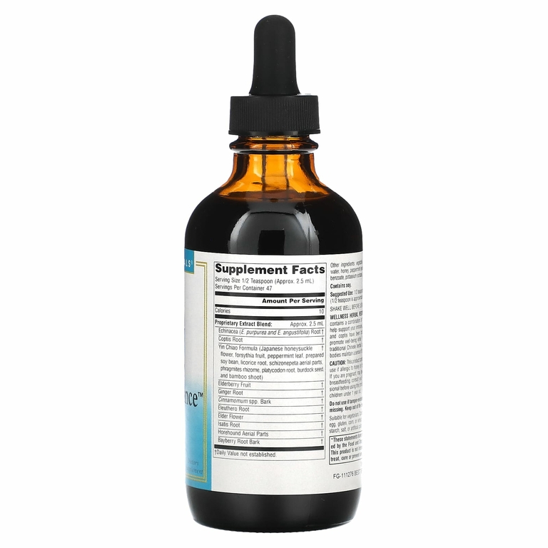 Source Naturals, Wellness Herbal Resistance Liquid ™, без спирта, 118,28 мл (4 жидк. Унции)