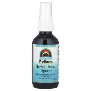 Source Naturals, Wellness, Herbal Throat Spray™, 59,14 мл (2 жидк. унции)