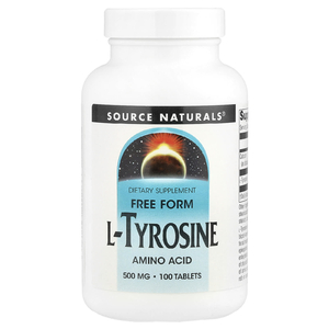 Source Naturals, L-тирозин, 500 мг, 100 таблеток