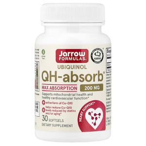 Jarrow Formulas, убихинол, 200 мг, 30 желатиновых капсул