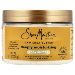SheaMoisture, глубоко увлажняющее масло для тела, необработанное масло ши, 326 г (11,5 унции)
