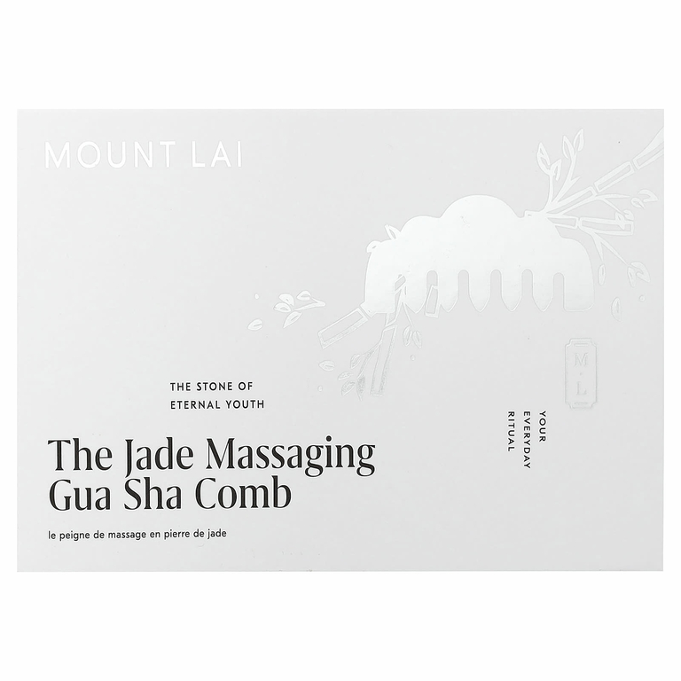 Mount Lai, The Jade, массажная расческа с гуаша, 1 шт.