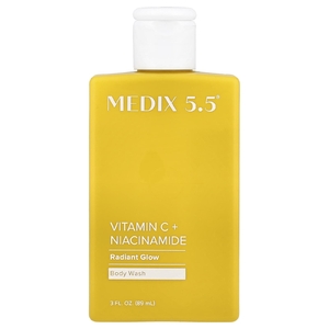 Medix 5.5, гель для душа, сияние, витамин C и никотинамид, 89 мл (3 жидк. унции)