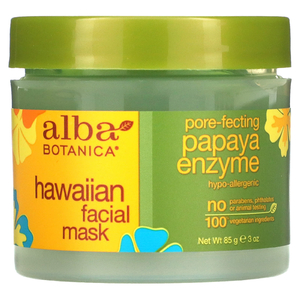 Alba Botanica, гавайская маска для лица, с ферментом папайи для сужения пор, 85 г (3 унции)