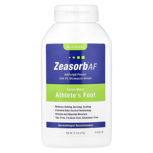 Zeasorb, AF, противогрибковый порошок с 2% нитратом микроназола, 71 г (2,5 унции)