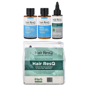 Petal Fresh, ResQ®, средство для густоты волос, эксклюзивный дорожный набор iHerb®, набор из 4 средств
