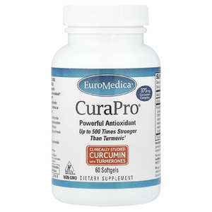 EuroMedica, CuraPro®, эффективный антиоксидант, 60 капсул