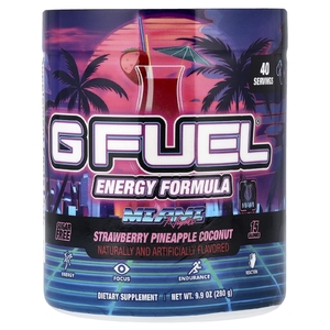 G FUEL, Energy Formula, Майами Ночи, клубника, ананас, кокос, 280 г (9,9 унции)