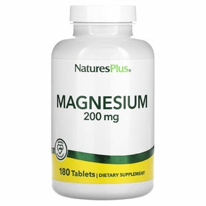NaturesPlus, Магний, 200 мг, 180 таблеток