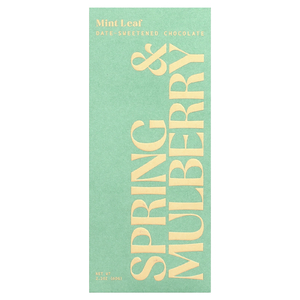Spring & Mulberry, шоколад с финиками, листья мяты, 60 г (2,1 унции)