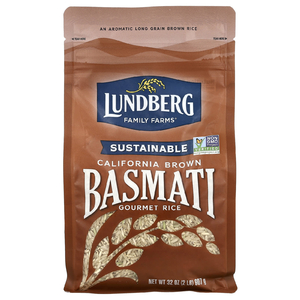 Lundberg, Изысканный рис, калифорнийский коричневый басмати, 907 г (32 унции)