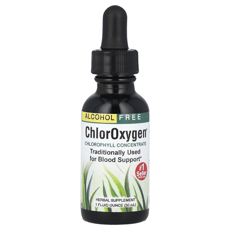 Herbs Etc., ChlorOxygen®, концентрат хлорофилла, без спирта, 30 мл (1 жидк. унция)