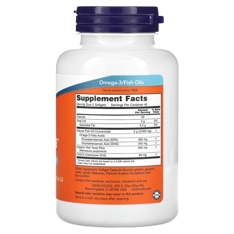 NOW Foods, Red Omega, 90 капсул