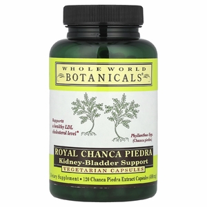 Whole World Botanicals, Royal Chanca Piedra, добавка для поддержки почек и мочевого пузыря, 400 мг, 120 вегетарианских капсул